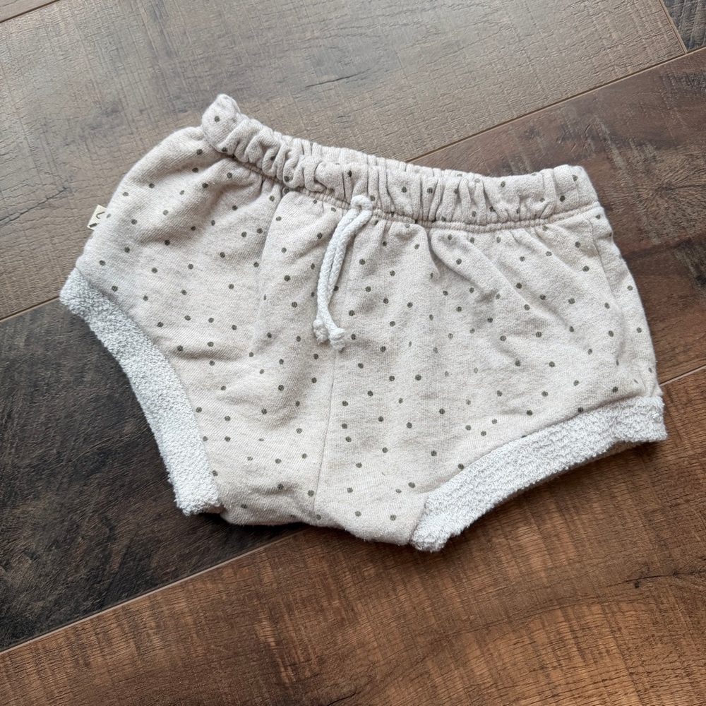 Childhoods Cream Polka Dot shorties